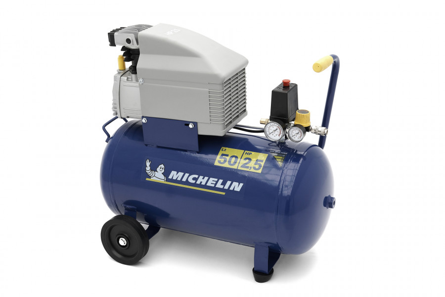 Michelin 2 Pk Professionele 50 Liter Compressor 8 Bar - 240 Liter Per Minuut