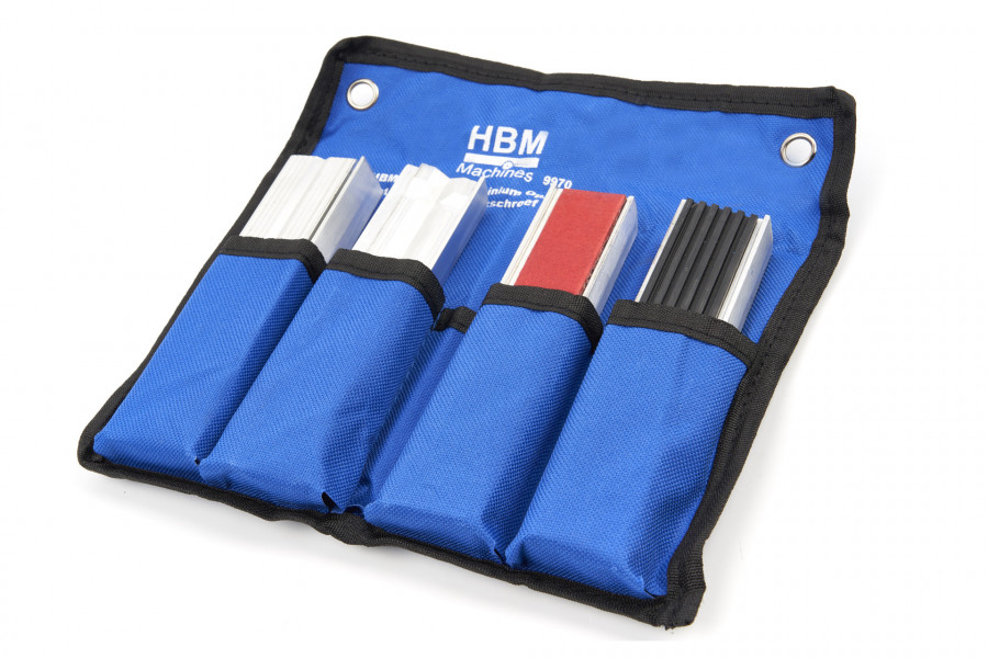 HBM 4-tlg. Aluminium-Montagebackensatz für den Schraubstock
