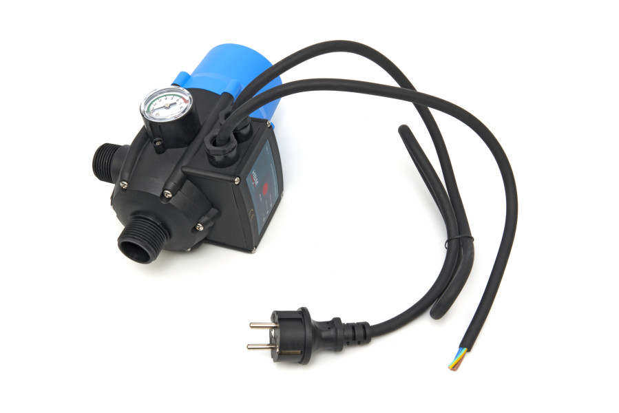HBM Pressostat électronique pour pompe à eau de 1.5 à 10 Bar avec câbles inclus Modèle 2