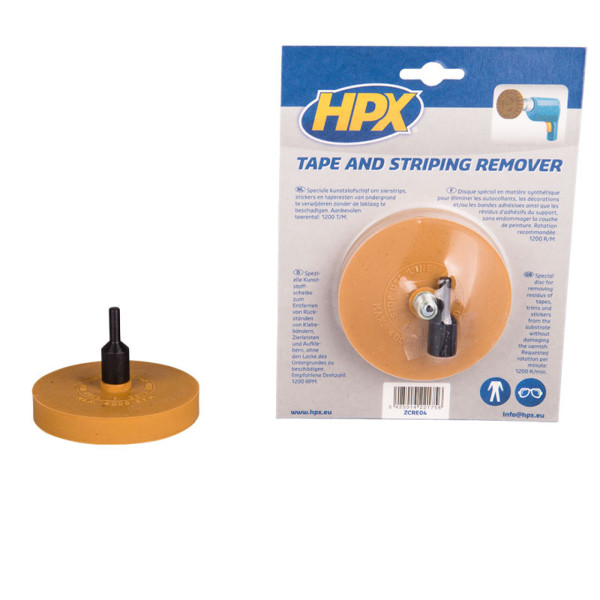 HPX Dissolvant de bande et de rayures : disque en plastique + axe